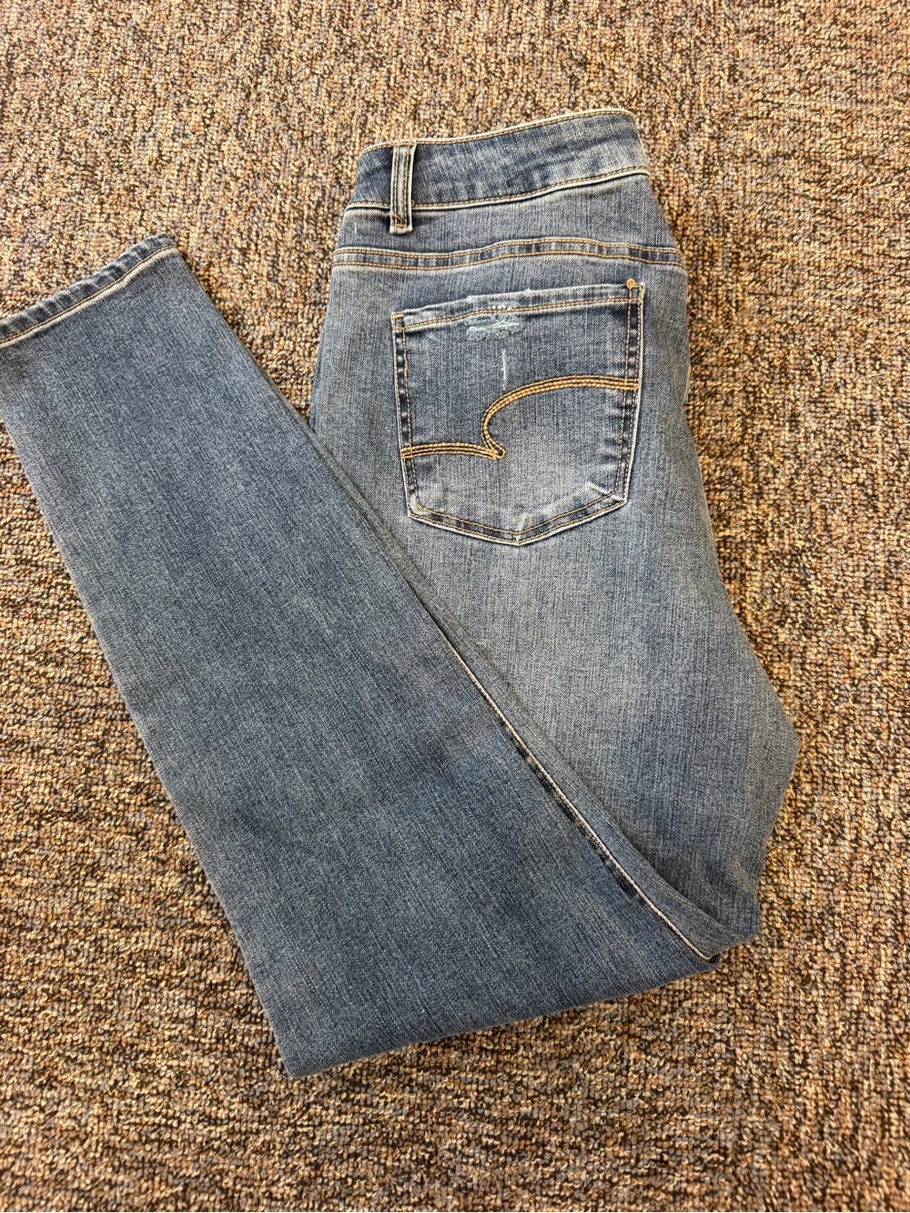 Time and Tru Women’s Medium Blue High Rise Skinny Jeans Size 12 NWT